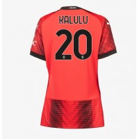 AC Milan Pierre Kalulu #20 Hemmatröja Kvinnor 2023-24 Korta ärmar